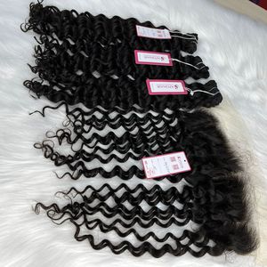 Prix de gros extensions de cheveux Lace Frontal 20 pouces extensions de cheveux humains ondulés - Product Image 6