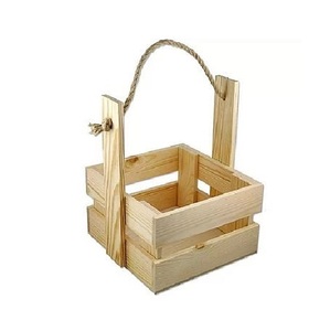 Curated Wooden <b>Basket</b> Produced For Functional Organization Needs Through Quality Materials And Refined Craft Detail - Product Image 3