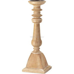 Bougeoir en bois de qualité naturelle Superbe centre de table pour la décoration de la maison et du bureau à vendre - Product Image 6