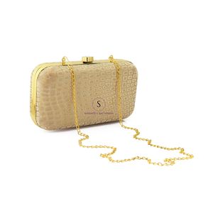 Beautiful designs gold color Clutch Bag Purse Evening Clutch Bag with Detachable Chain Strap for women Hand Bags - Product Image 6
