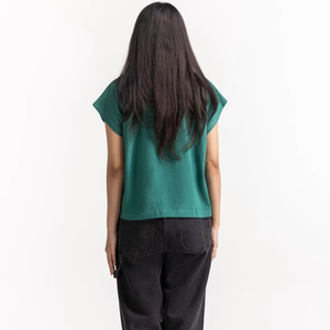 Wholesale 220gsm Women Oversized T Shirt 100% Organic Cotton Custom Logo Plain Tee For Women's - Product Image 6