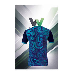 T-shirt à sublimation intégrale, design personnalisé, polyester, col rond - Product Image 5