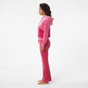 Ensemble de survêtement en velours bicolore pour femme, sweat à capuche à manches longues et pantalon, respirant, léger, décontracté, vêtements de sport d'hiver - Product Image 4