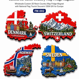 Aimant <span class=keywords><strong>de</strong></span> réfrigérateur personnalisé en résine 3D avec <span class=keywords><strong>carte</strong></span> <span class=keywords><strong>de</strong></span> pays et drapeau national, souvenir touristique, cadeau OEM pour <span class=keywords><strong>l</strong></span>'<span class=keywords><strong>Europe</strong></span>, vente en gros - Product Image 1
