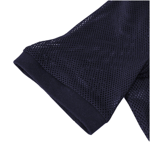 Camiseta Deportiva de Malla Tejida de Secado Rápido para Hombre, Ajuste Delgado, Alta Ventilación, Ropa para Correr, Absorción de Sudor, Tops de Entrenamiento - Product Image 3