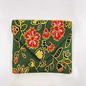 Monedero de playa con cuentas hechas a mano al por mayor, estilo bohemio chic, con cremallera, logotipo personalizado, impreso con tipografía para el verano - Product Image 6