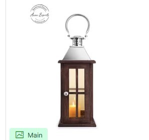 Elegant Glass <b>Lantern</b> <b>Candle</b> <b>Holder</b> with Metal Frame and Handle Decorative Ambient Lighting Durable Stylish Home Table Decor - Product Image 5