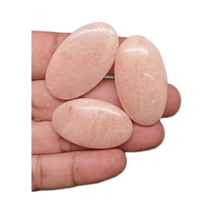 Cabujón de amazonita de melocotón Natural de alta calidad más vendido, piedra preciosa de tamaño mixto para joyería espiritual o curación de Chakras - Product Image 1