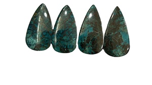 AAA + grado Natural azurita par piedras preciosas cabujón venta al por mayor piedra suelta lote a granel alta calidad azurita par piedra fabricación de joyas - Product Image 2