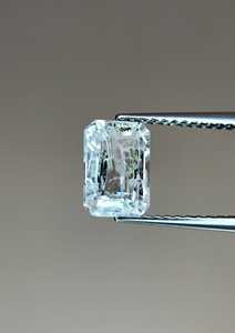 Phénacite naturelle rare blanche, pierre brute d'Inde certifiée IGI, taille octogonale, haute qualité, 250 grammes, pierre de collection pour la fabrication de bijoux fins - Product Image 1