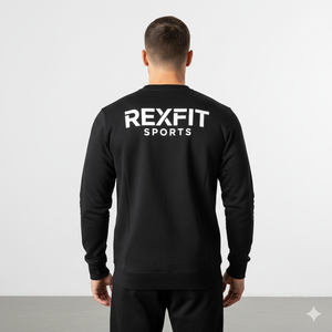 Sweat-shirt à col rond pour homme avec logo personnalisé, pull-over uni, style décontracté, sweat-shirt surdimensionné, fabricant pakistanais - Product Image 5