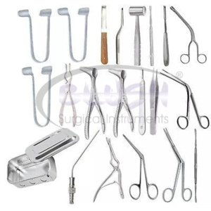 21 Pcs ENT Septoplasty SMR Surgery Instrument Set Steel Lightweight Submucous Resection Tools CE Certified By <b>Blush</b> Surgical - Product Image 2