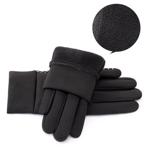 Vente en gros de gants d'hiver pour activités de plein air, gants chauds pour le sport, écran tactile, cuir de chèvre, doigts entiers, ignifuges, unisexes - Product Image 4