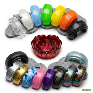Hot Selling Customized Printed Design Mouth Guard Moldable Teeth Protection Solid Plain Color Fighting Martial Arts Mouth Guard - Product Image 1