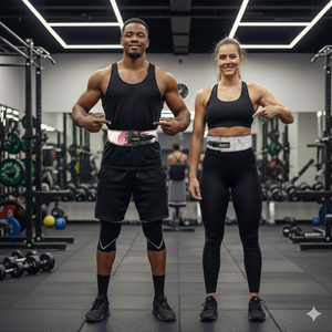 เข็มขัดยกน้ำหนัก Rexfit Sport Professional สำหรับผู้ชายและผู้หญิง ช่วยพยุงหลังสำหรับการฝึกความแข็งแรง - Product Image 3