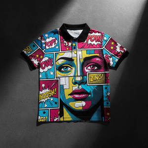 Polo imprimé DTF pour homme – Graphiques haute visibilité pour le personnel de sécurité événementiel et la gestion d'équipes professionnelles - Product Image 6