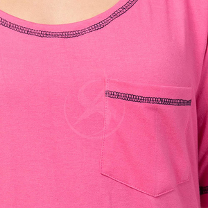 Conjuntos de Camisetas y Shorts Lisos de Color Sólido para Mujer, Último Diseño de Moda, Ropa Casual Transpirable, Conjunto de Dos Piezas Femenino - Product Image 6