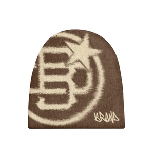 Gorro de Punto Jacquard 100% Acrílico, Cálido para Invierno, para Hombres y Mujeres, Estilo para la Playa y Viajes de Negocios - Product Image 2