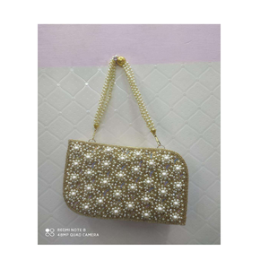 Sobre de diseñador de lujo personalizado, bolso de fiesta con forro de satén, bolso de noche con cuentas de piedra de diamantes de imitación de cristal para fiestas - Product Image 5