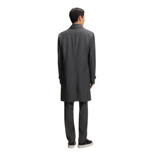 Abrigo Largo de Plumón Ecológico para Hombre con Logotipo Personalizado, Ligero, Transpirable, con Cierre de Botones, al por Mayor - Product Image 4