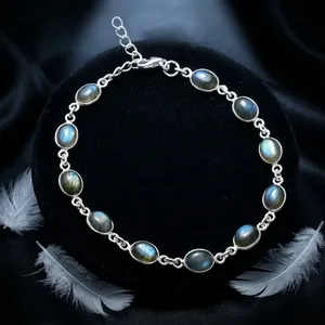 Women's Luxury Tennis <b>Bracelet</b> Amethyst Gemstone June Birthstone Engagement Handmade 925 Sterling Silver - Product Image 5