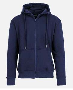 Sudadera con Capucha y Cierre de Cremallera para Hombre, Color Verde Oliva, Manga Larga, Tejido de Punto, Color Sólido, para Otoño - Product Image 3