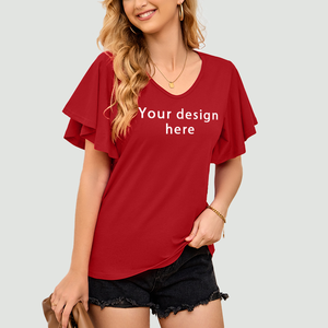 T-shirts personnalisés OEM 100% coton pour femmes et hommes, grandes tailles, haute qualité, faible MOQ, 230 grammes, avec logo imprimé - Product Image 6