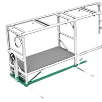 Support agricole vertical modulaire Reinfa-Étagères mobiles extensibles avec irrigation marémotrice réglable