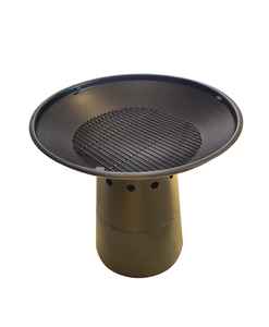 Brasero de Acero para Exteriores, Parrilla para Asar, Brasero Redondo para Leña, Parrilla Portátil para Barbacoa, Calentador para Patio, Jardín, Camping - Product Image 3