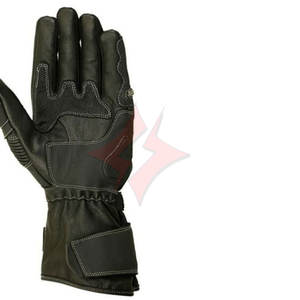 Gants de moto sportifs en cuir de haute qualité et tissu respirant, design confortable pour la conduite en extérieur, équipement de moto tendance - Product Image 5
