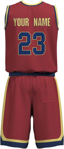 เสื้อบาสเก็ตบอลตาข่ายขายส่งจากโรงงาน จัดส่งรวดเร็ว ผู้ผลิตเสื้อบาสเก็ตบอล โพลีเอสเตอร์ 100% ระบายอากาศได้ดี ชุดบาสเก็ตบอลแบบกำหนดเอง - Product Image 3