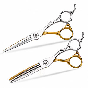 Nouvelles Ciseaux de Coiffure Personnalisables de 6 Pouces avec Logo, en Acier Inoxydable, pour Salon et Usage Domestique - Product Image 1