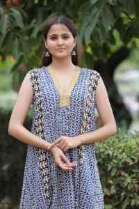 Vestido de algodón con estampado de bloque de mano indio, ropa informal de verano de nueva moda con cintura Natural hecha a mano para regalo de San Valentín - Product Image 5