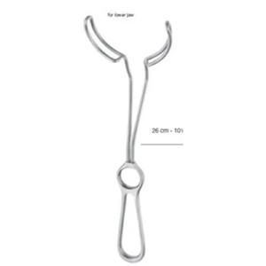 Retractor Labial Manual de Acero Inoxidable para Mandíbula Inferior, 26 cm, Juego de Instrumentos - Product Image 3