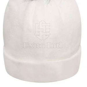 Bonnets d'hiver pour femmes, doublés sur mesure, en tricot torsadé, avec pompon en fourrure, style bonnets d'hiver pour femmes - Product Image 4