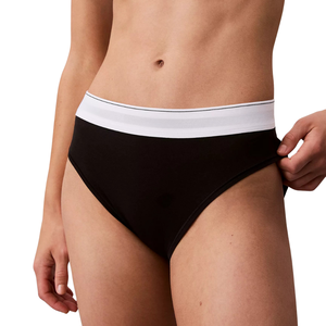 Bikini Clásico de Una Pieza para Mujer, Cintura Alta, Spandex/Poliéster, Suave y Elástico, Minimalista, para Ropa Interior - Product Image 5