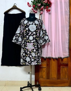 Tenue de mariage indienne fantaisie en faux georgette, entièrement brodée de sequins, entièrement cousue, prête à porter, comprenant haut, pantalon et dupatta, modèle virtuel - Product Image 3