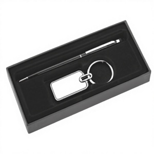 Premium Pen & Keychain <b>Gift</b> <b>Set</b> S-241 Elegant Corporate <b>Gift</b> Combo Stylish Metal Pen with Matching Keychain for Business Use - Product Image 1