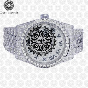 Charm_Jewells Luxury Stainless Steel <b>Watch</b> <b>Case</b> Mechanical Movement Luminous Auto Date 10 Bar Water Resistant Folding Clasp - Product Image 1