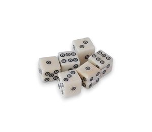 Accessoires de jeu de dés carrés en corne de buffle blanche polie, faits à la main, écologiques, thème moderne, objets d'art et de collection - Product Image 5