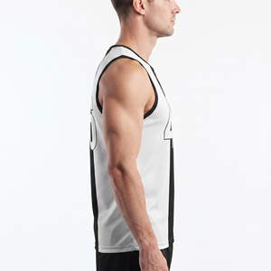 Wholesale Men Netball Jersey Custom Sports Men's V-Neck Netball Jersey Sleeveless 100% Polyester Netball Jerseys - Product Image 3