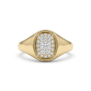 Bague à deux pierres en diamant de laboratoire taille brillant rond, tendance contemporaine, symbole de deux âmes unies, bijoux de luxe - Product Image 6