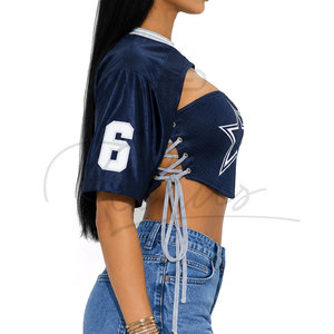 Jersey Sepak Bola Wanita Custom Sublimasi Grosir, Kaos Sepak Bola Wanita Berbahan Mesh Bernapas, Jersey Cetak OEM - Product Image 3