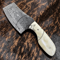 Couteau de boucher vintage en acier Damas fait main, petit hachoir, couteaux de cuisine écologiques haut de gamme, fournisseur en gros B2B KNIVES