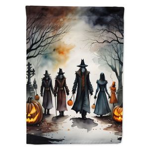 ธงรูปแวมไพร์ฮาโลวีนเหมือนผีธงตกแต่งสวนกล่องจดหมายหลากสีสำหรับชานบ้านงานศิลปะเตียงดอกไม้แบบ D0100HAEECV - Product Image 1