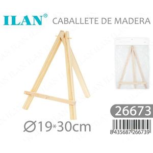 Ilan Wooden <b>Easel</b> 19x30 Cm For Artwork Display - Product Image 2