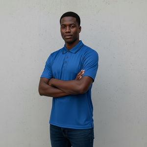 Camisetas Polo Personalizadas para Hombre, 100% Algodón, Tejido Sólido, Corte Regular, Manga Corta, Logotipo Impreso por Transferencia de Calor - Product Image 3