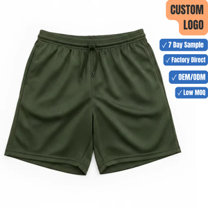 Custom Logo <b>Men</b> Mesh Casual <b>Shorts</b> Breathable Loose Fit Gym Workout <b>Shorts</b> Plain Sublimation Mesh <b>Basketball</b> <b>Shorts</b> - Product Image 1