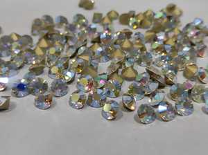 Cristales Chaton Aurora Boreal AB para la Creación de Joyas, Piedras de Cristal Facetadas de Primera Calidad, Gemas Sueltas AB - Product Image 4