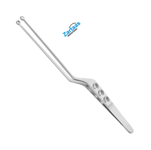 Pinzas para tumores Yasargil, mandíbula plana, dentadas, 5 mm, 22 cm, fabricante y exportador de instrumentos quirúrgicos - Product Image 5